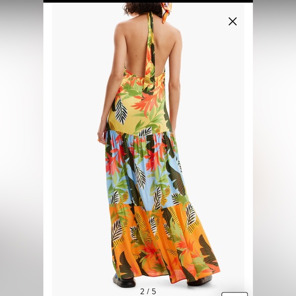 Desigual Swim Tropical Maxi Dress - Picture 2 of 16